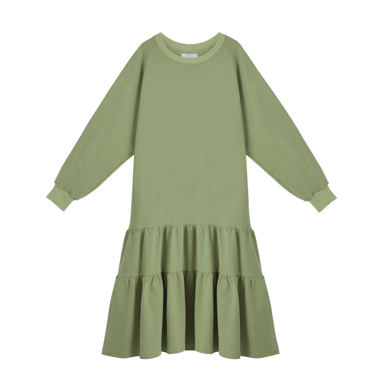 Nap Loungewear慵懒风卫衣裙女设计师中长款连衣裙卫衣连身裙女装