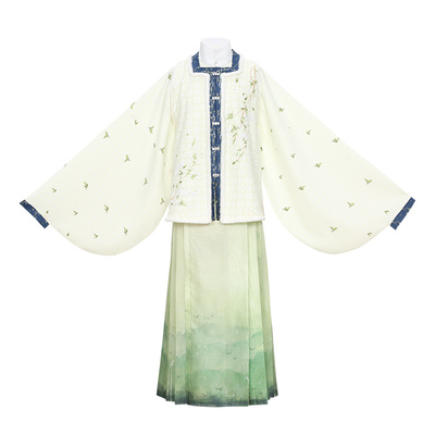 晴山花朝记汉服原创设计秋冬明制