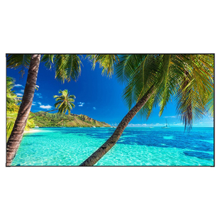 QSY千色语纳米家用抗光投影幕布超窄边全色菲涅尔投影仪硬屏3D/4K/8K超高清家庭影院100/120寸16:9画框屏布幕