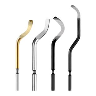 台湾狮威去毛刺刮刀工具刀塑料柄BS1010不锈钢倒角修边刀内孔1018