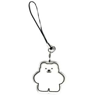 ins卡通雪人手机挂件可爱小熊airpods保护套汽车u盘包包挂饰女款