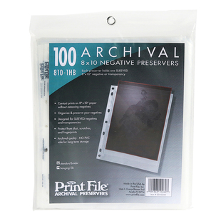 无酸底片袋 美国宝图 Print File 8×10 底片袋 暗房专用收藏级别