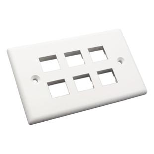 美式118型空位电脑信息面板美标120型高清多媒体显示器光纤线插座