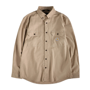 Carhartt 104368卡哈特主线纯棉宽松多口袋翻领工装长袖衬衫新品