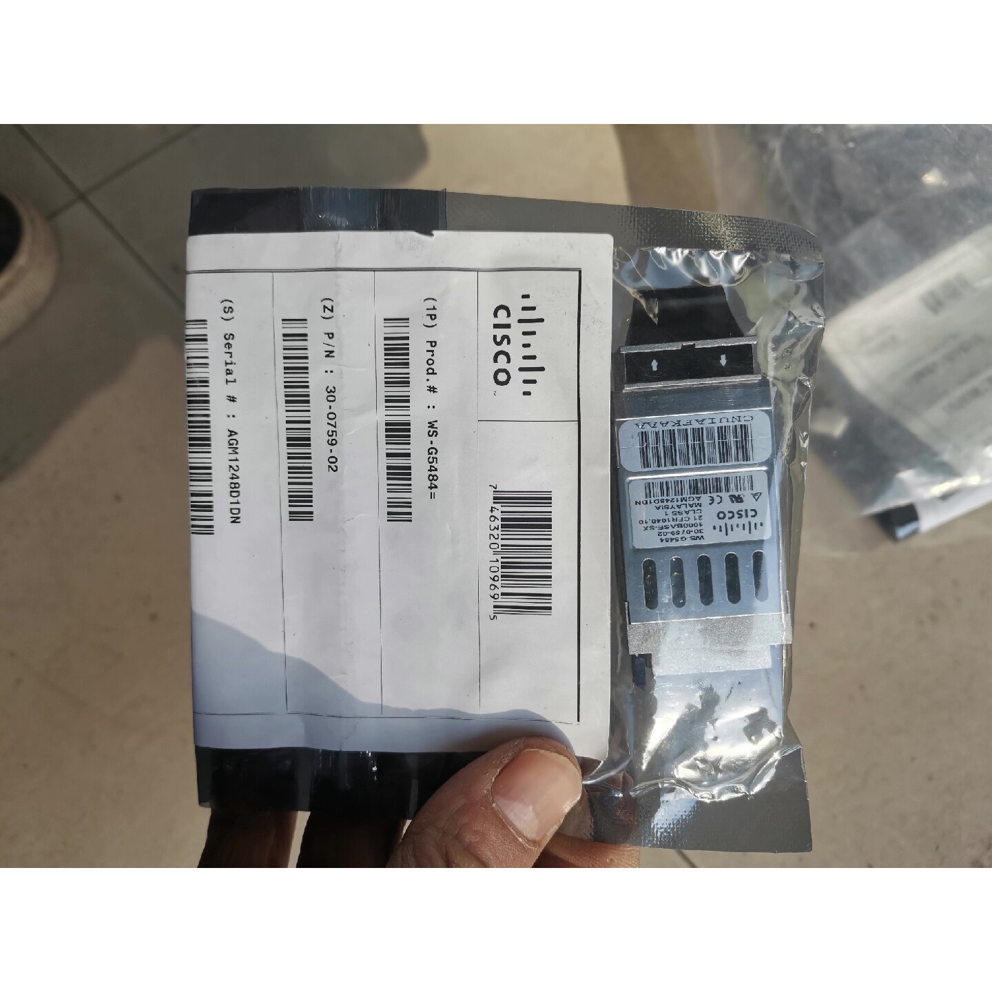 Cisco思科WSG5484模块千兆光纤收发网络连接交换机接口数据传输
