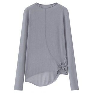 SETTE SEVEN·2025秋季新款简约修身百搭羊毛打底衫长袖内搭上衣