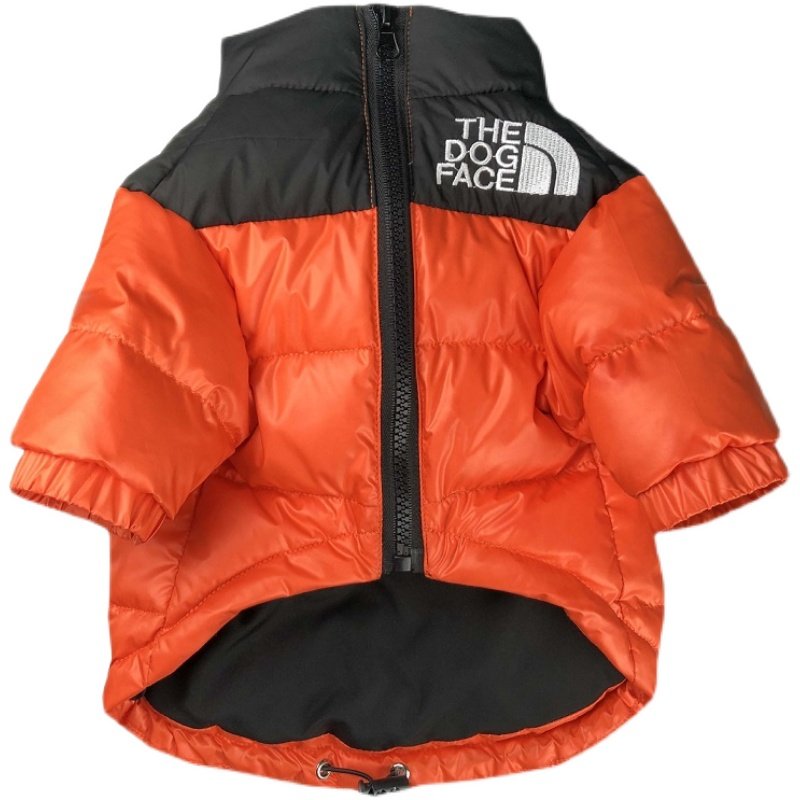 狗狗羽绒服冬装外套加厚保暖泰迪法斗雪纳瑞柯基猫咪宠物衣服潮牌