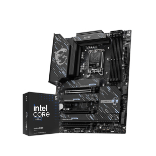 Intel 酷睿 Ultra 5 230F 245KF盒装 搭 微星 Z890 主板CPU套装