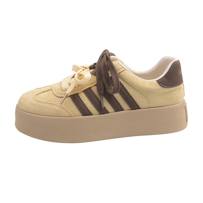 韩系板鞋女春季设计感平底休闲鞋