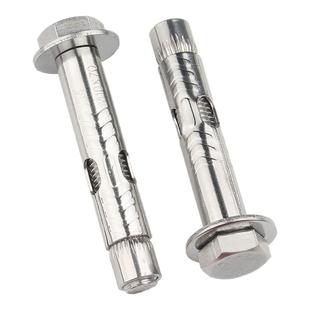 固万基304不锈钢外六角内膨胀螺丝加长膨胀螺栓地板拉爆管爆炸