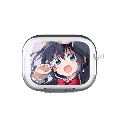 小鸟游六花适用airpodspro3保护套苹果4耳机套二三代索尼XM5开盖发光VIVOTWS4华为7i软clip2三星buds3pro潮