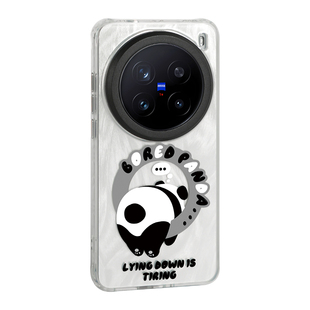 GGSHARE寄居蟹原创熊猫屁屁适用x200ultra手机壳带磁吸支架 新款vivox200promini保护套防摔小众超好看手腕带