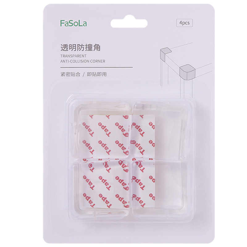 透明硅胶桌角防撞垫加厚