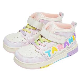 泰兰尼斯童鞋冬款儿童板鞋男童加绒加厚保暖运动鞋高帮女童休闲鞋