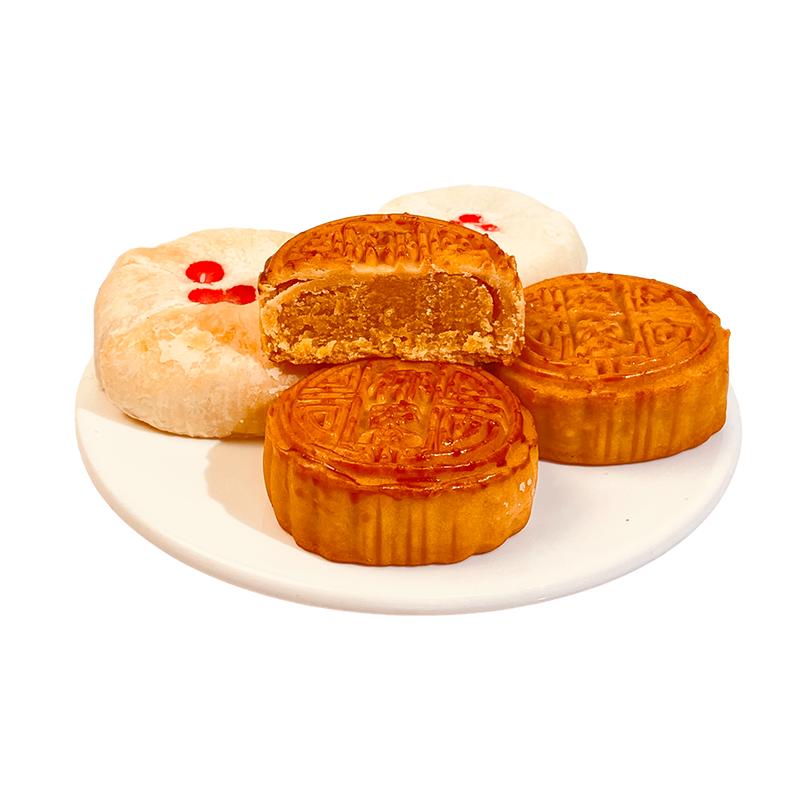 枣粮先生月饼礼盒装中秋节送礼广式苏式蛋黄榴莲果仁酥饼中式糕点