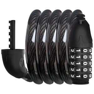 自行车锁便携固定式儿童车锁防盗山地车公路黑科技密码锁链条老式