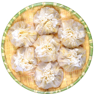 优鲜清真内蒙呼市纯羊肉烧卖480g/袋16个装北方肉烧麦包头烧麦