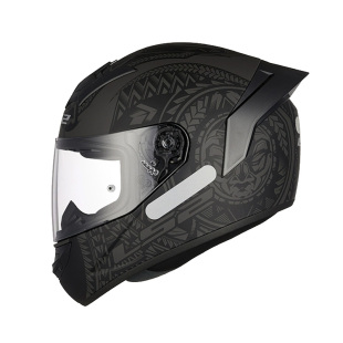 LS2全盔摩托车头盔男女款四季通用大尾翼机车3C认证防雾冬季FF358