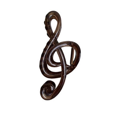 高级感音符大号抓夹2026新款气质鲨鱼夹后脑勺盘发夹通勤百搭发饰