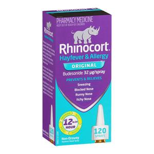 Rhinocort雷诺考特澳洲进口小犀牛鼻炎喷雾剂过敏性鼻炎特效药