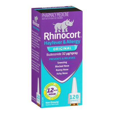 Rhinocort雷诺考特澳洲进口小犀牛鼻炎喷雾剂过敏性鼻炎药特效药