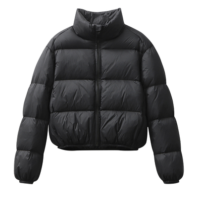 alex stevens肯豆风短款羽绒服女90白鸭绒冬季宽松加厚面包服外套