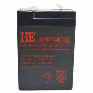 6V4AH蓄电池6V4A电瓶童车应急灯电子称门禁电池铅酸6V4.5AH 6V5AH