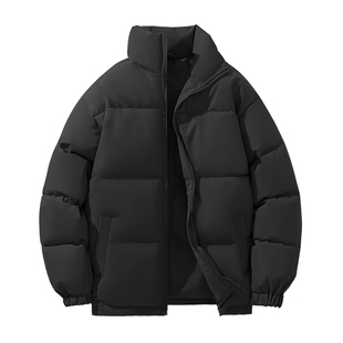 班尼路短款立领防寒保暖棉服男冬季新款青少年加厚外套男装棉袄A