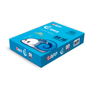 蓝蜗牛A4纸打印复印纸a4 70g80克500页白纸 办公整箱金光APP复智