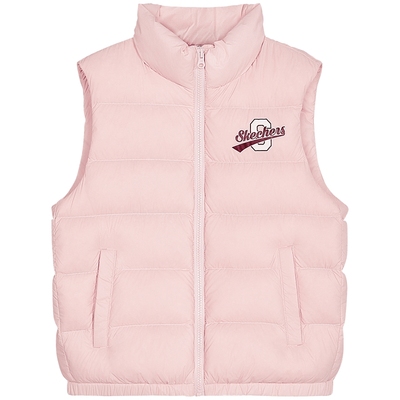 斯凯奇童装羽绒马甲轻薄保暖