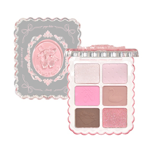 戈戈舞小宝石系列眼影盘大地色韩系日常淡妆哑光纯欲风女便携小盘