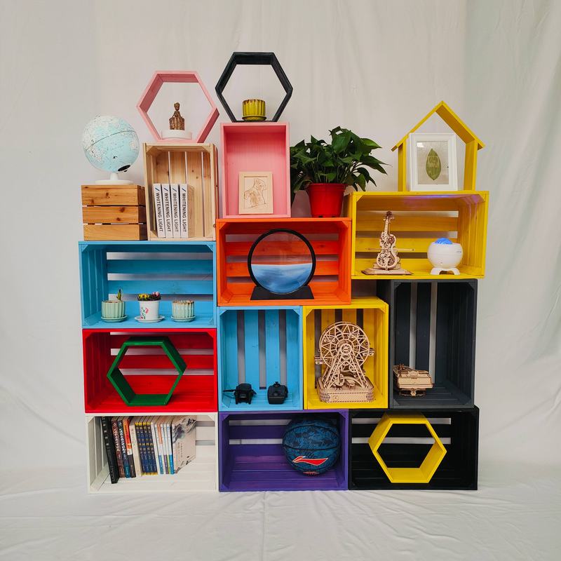 实木箱子定做复古大号储物箱摆设陈列水果收纳装饰老旧木筐小木箱