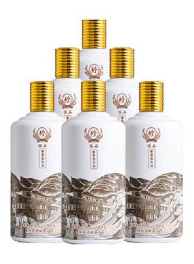 珍酒53度酱香柔顺白酒500ml*6瓶