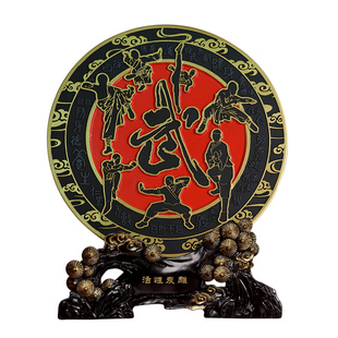 武术馆摆件功夫小子太极武侠跆拳道少林寺景区旅游纪念品文创礼品