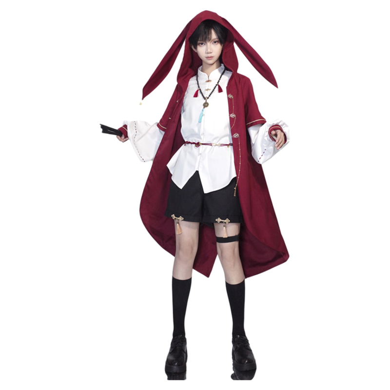 现货是只猫原创设计新中式中华风王子系基佬装短裤lolita中华兔
