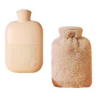 热水袋注水暖腰热敷宫腹肚子痛经暖手宝女学生加厚防爆毛绒暖水袋