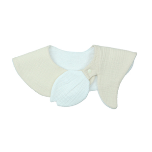 韩国benzdeer本驰鹿郁金香拥抱造型口水巾婴儿围嘴宝宝礼物可定制