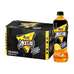 康师傅无糖冰红茶500ml*15瓶整箱0糖0能量茶饮料