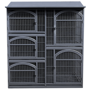 大牛胖东来商场超市宠物寄存笼多层景区智能宠物寄存柜不锈钢狗笼