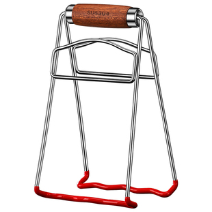 304不锈钢防烫夹厨房取盘夹提盘夹抓子夹盘器碗夹蒸菜蒸夹防滑夹