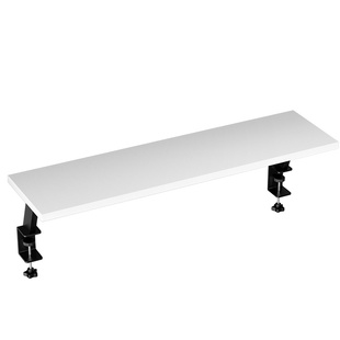 桌面工位办公室书桌屏幕电脑显示器增高架实木台式桌子双屏延长板