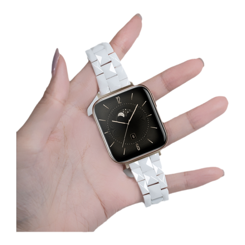 适用oppo watch3/SE/Pro新款watchX2陶瓷表带S运动智能手表watch4Pro可替换表链小蛮腰腕带商务非原装配件