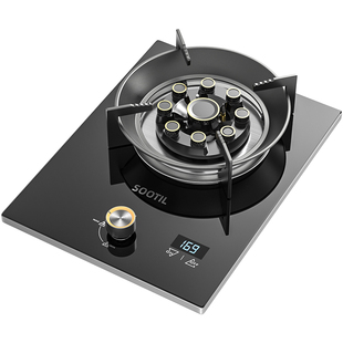 圣太煤气灶单灶家用猛火液化天然气台嵌两用式燃气灶单个节能炉具