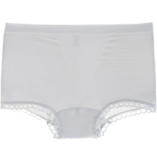 美宅收腹收小肚子莫代尔内裤女中腰平角短裤四角大码胖mm2025新款