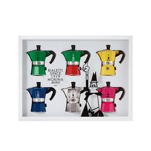 【官方正品】Bialetti比乐蒂迷你礼盒mini摩卡壶咖啡壶礼盒套装