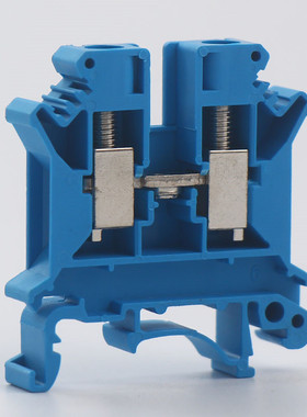 50片装优质铜件UK-6N接线端子排 uk6n 6平方导电压线不滑丝不短脚