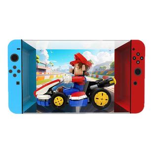 适用于乐高72037马力欧卡丁车展示盒马里奥赛车积木灯饰收纳罩子