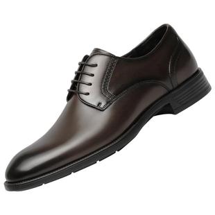 VOLO犀牛皮鞋男款商务正装男鞋真皮增高皮鞋男士休闲皮鞋结婚新郎