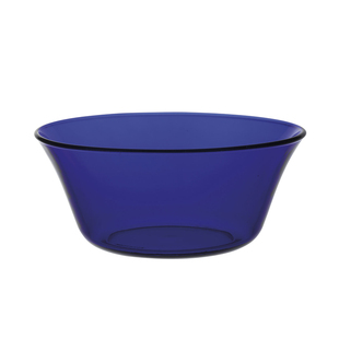 法国进口Duralex多莱斯法式宝蓝钢化双耳沙拉碗盘杯家用冷热微波