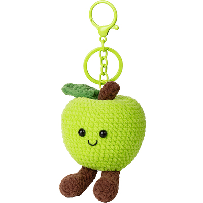 成品钩织青苹果周边挂件
